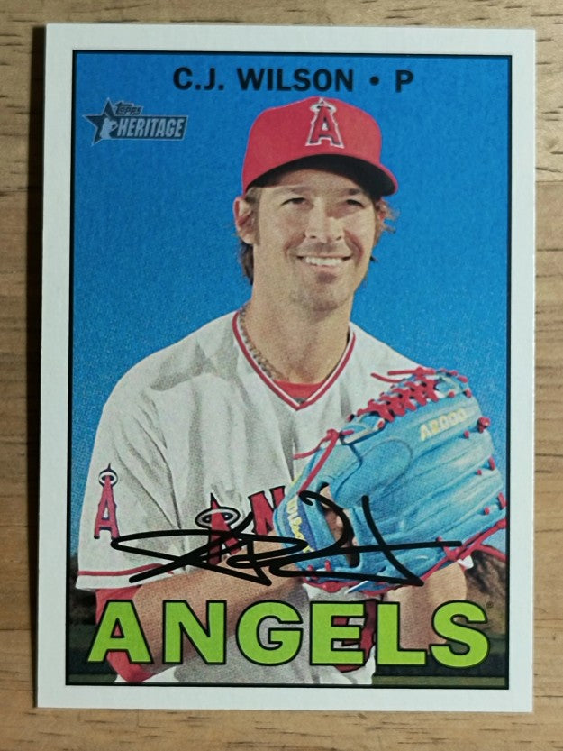 2016 Topps Heritage #693 C.J. Wilson