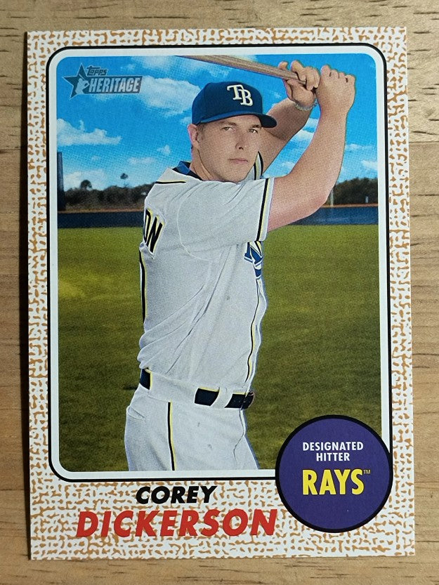 2017 Topps Heritage #19 Corey Dickerson