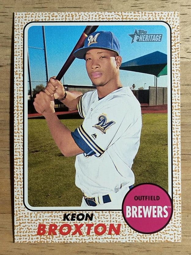 2017 Topps Heritage #22 Keon Broxton