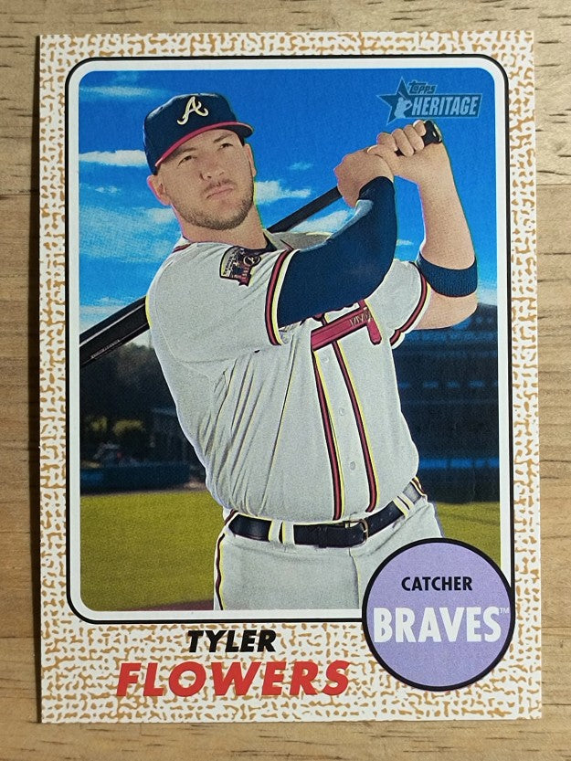 2017 Topps Heritage #30 Tyler Flowers