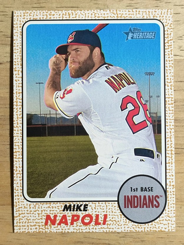2017 Topps Heritage #37 Mike Napoli