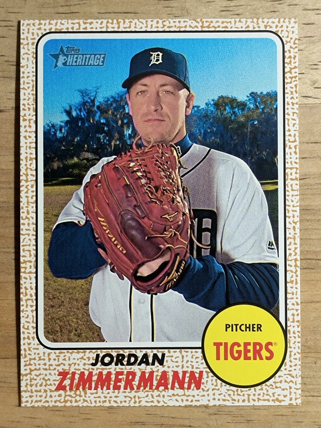 2017 Topps Heritage #40 Jordan Zimmermann
