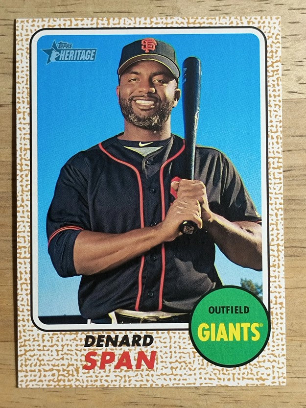 2017 Topps Heritage #50 Denard Span