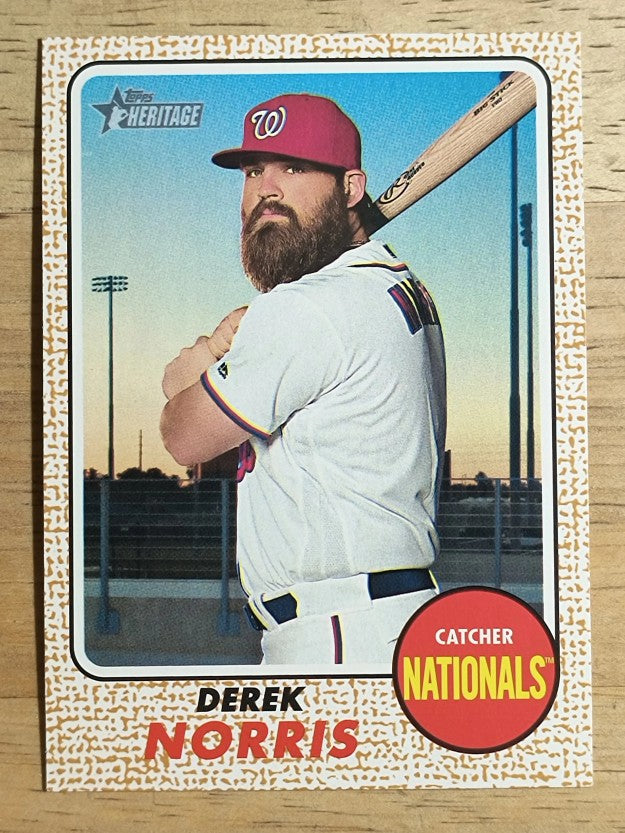 2017 Topps Heritage #51 Derek Norris