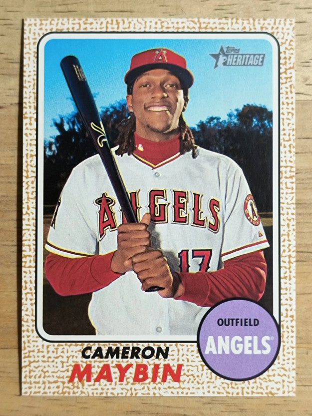 2017 Topps Heritage #57A Cameron Maybin