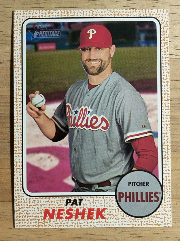 2017 Topps Heritage #71A Pat Neshek