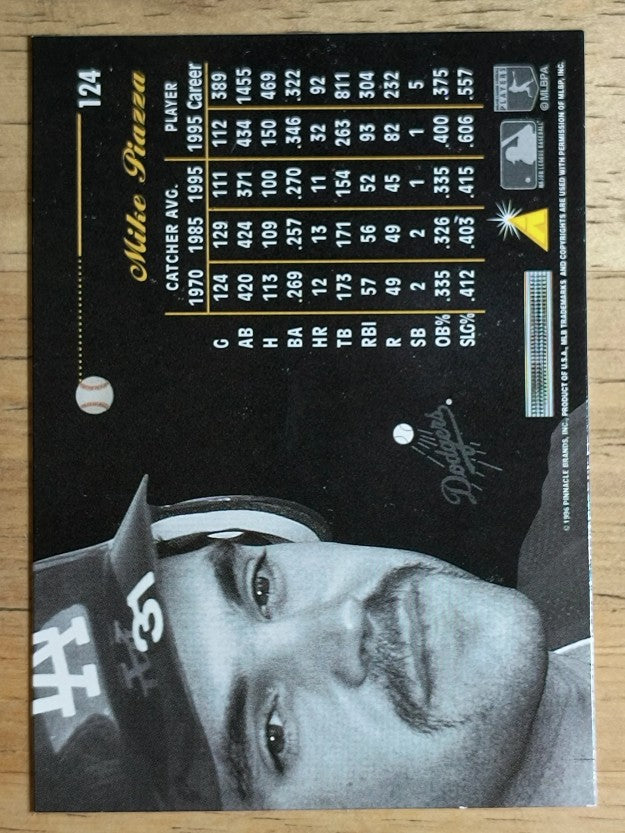 1996 Pinnacle Aficionado #124 Mike Piazza