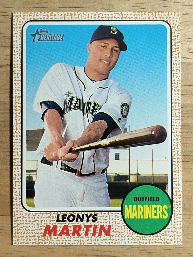 2017 Topps Heritage #82 Leonys Martin