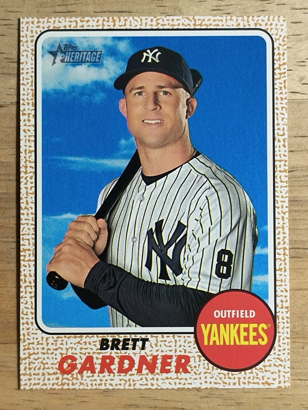 2017 Topps Heritage #85 Brett Gardner