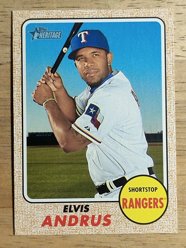 2017 Topps Heritage #115 Elvis Andrus