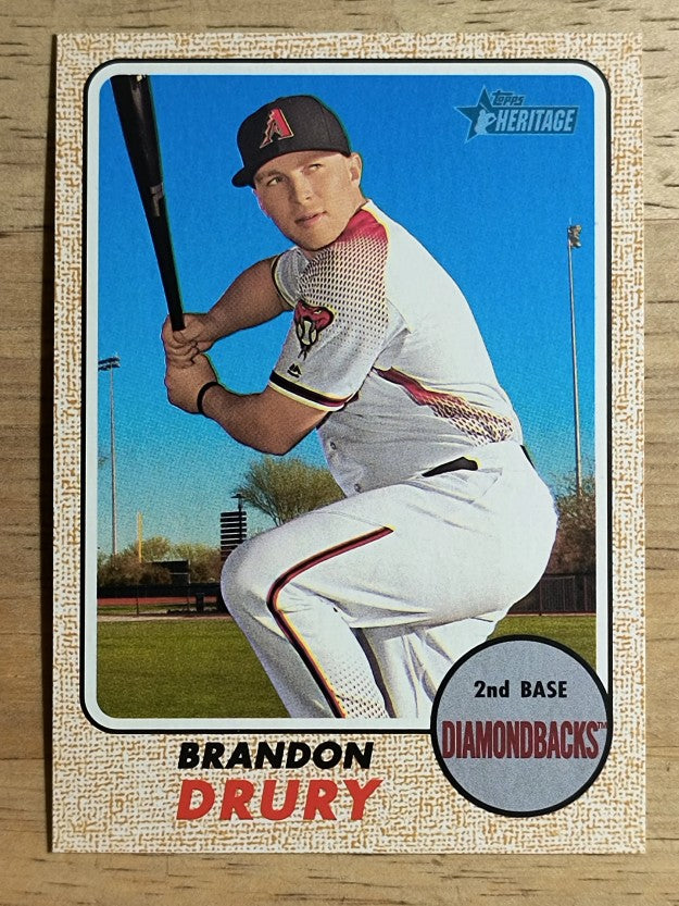 2017 Topps Heritage #122 Brandon Drury