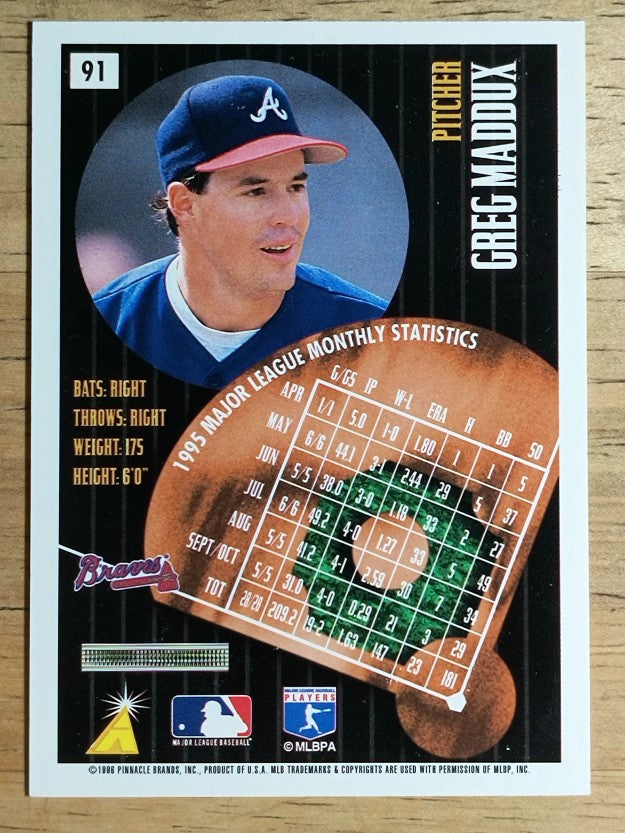 1996 Summit #91 Greg Maddux