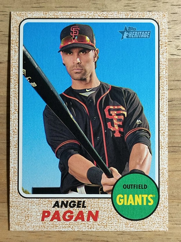 2017 Topps Heritage #134 Angel Pagan