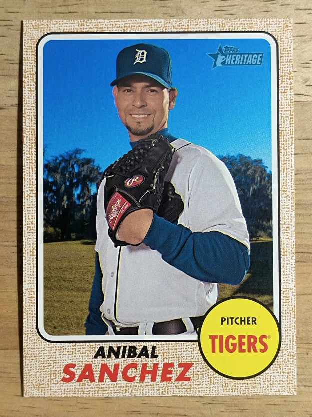 2017 Topps Heritage #160 Anibal Sanchez