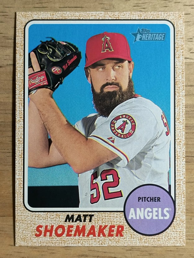 2017 Topps Heritage #173 Matt Shoemaker