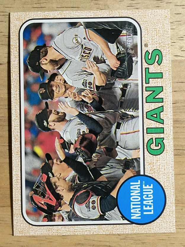 2017 Topps Heritage #189 San Francisco Giants TC