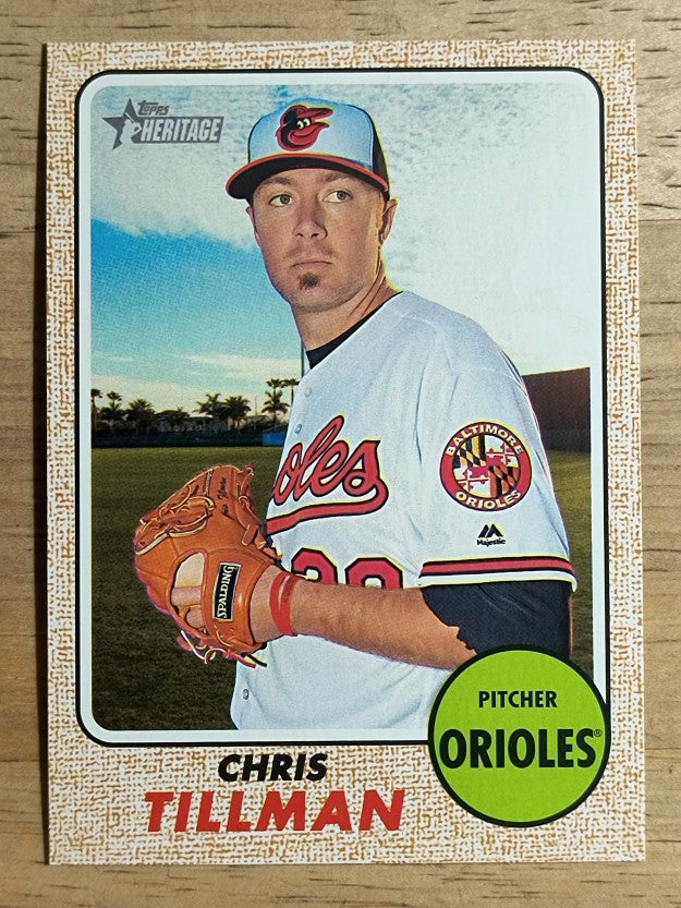 2017 Topps Heritage #207 Chris Tillman