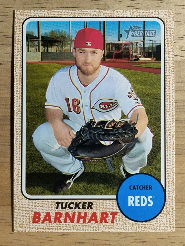 2017 Topps Heritage #245 Tucker Barnhart
