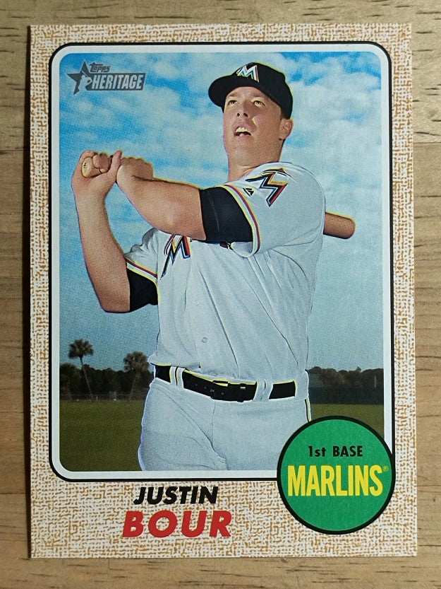 2017 Topps Heritage #249 Justin Bour