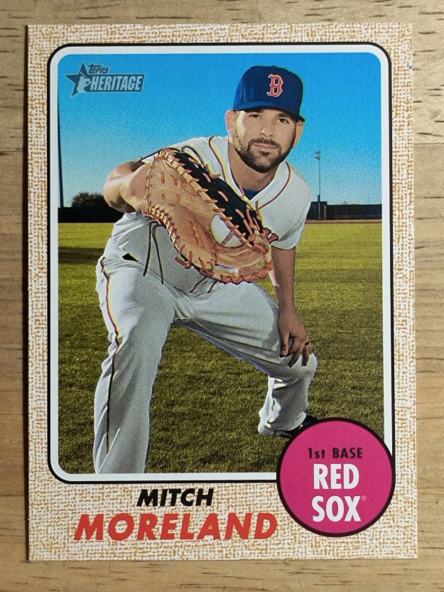 2017 Topps Heritage #261 Mitch Moreland