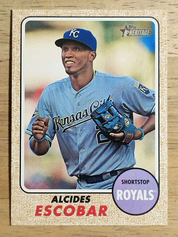 2017 Topps Heritage #284 Alcides Escobar