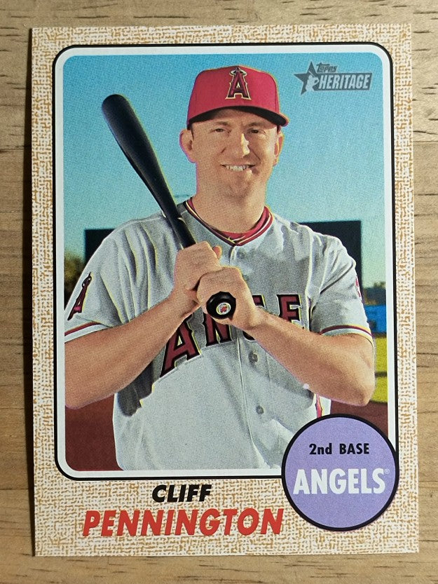 2017 Topps Heritage #299 Cliff Pennington