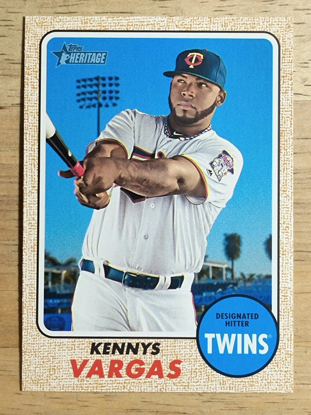 2017 Topps Heritage #304 Kennys Vargas