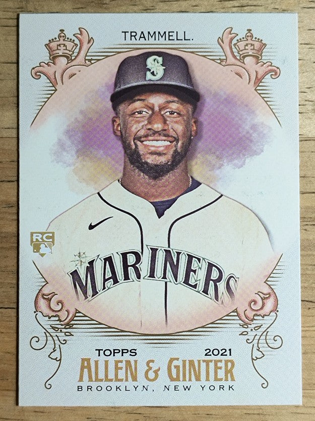 2021 Topps Allen and Ginter #196 Taylor Trammell RC