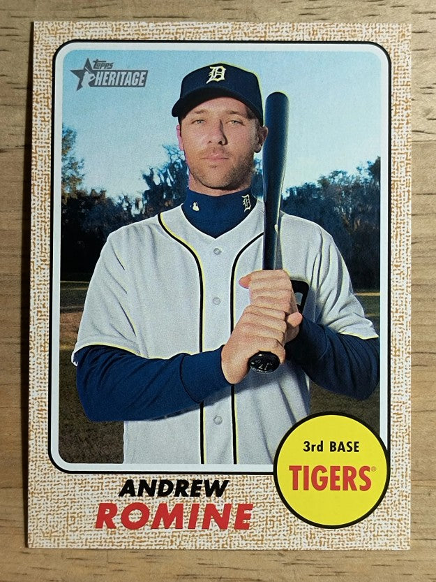 2017 Topps Heritage #317 Andrew Romine