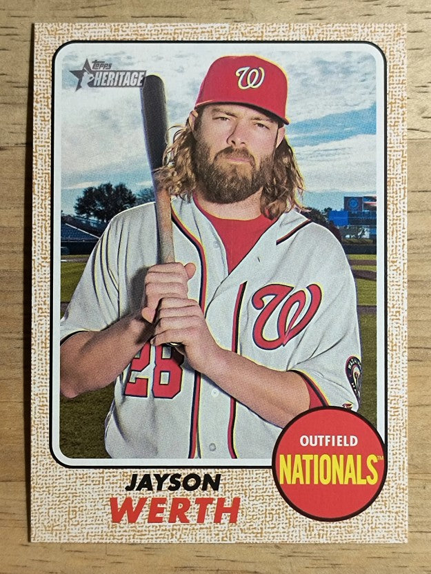 2017 Topps Heritage #320 Jayson Werth