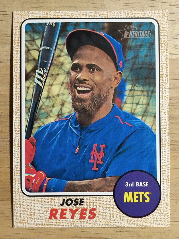 2017 Topps Heritage #332 Jose Reyes