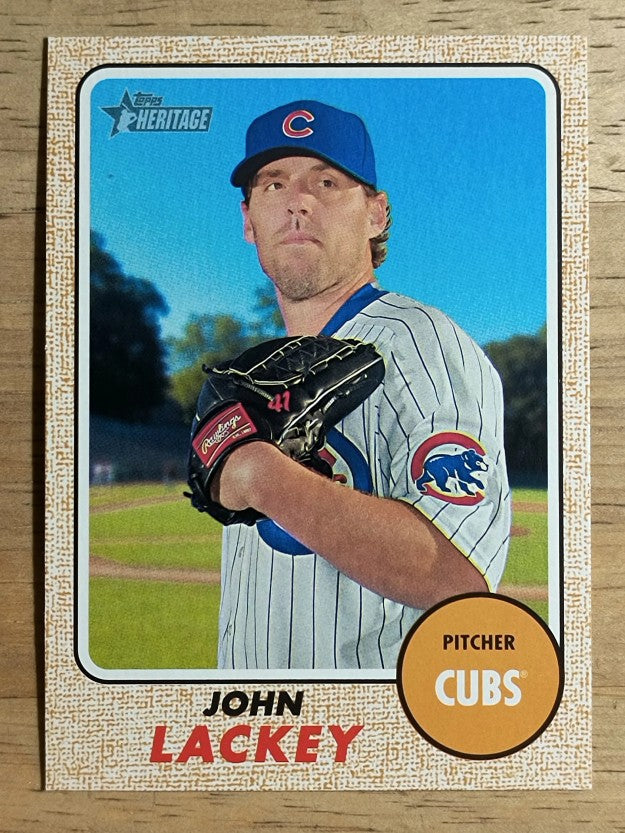 2017 Topps Heritage #333 John Lackey
