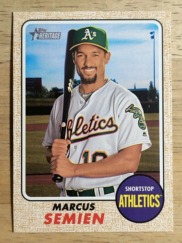 2017 Topps Heritage #343 Marcus Semien