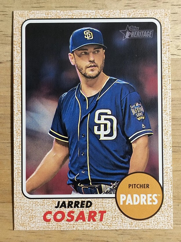 2017 Topps Heritage #345 Jarred Cosart