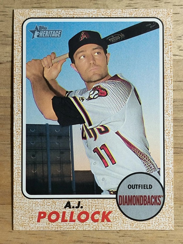 2017 Topps Heritage #386 A.J. Pollock