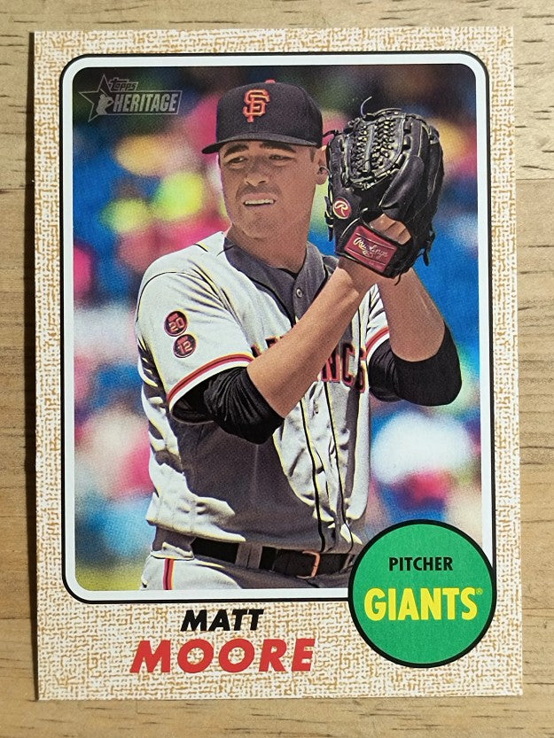2017 Topps Heritage #391 Matt Moore