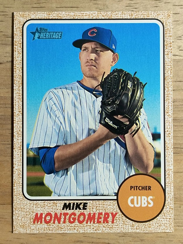 2017 Topps Heritage #509 Mike Montgomery
