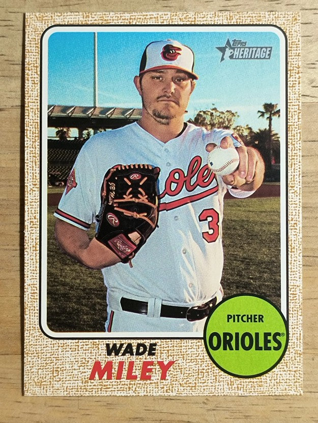 2017 Topps Heritage #512 Wade Miley