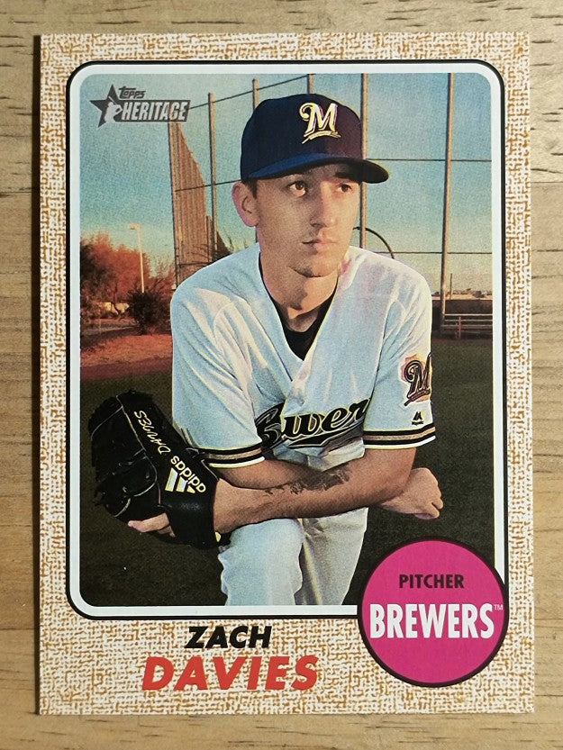 2017 Topps Heritage #524 Zach Davies
