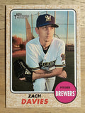2017 Topps Heritage #524 Zach Davies
