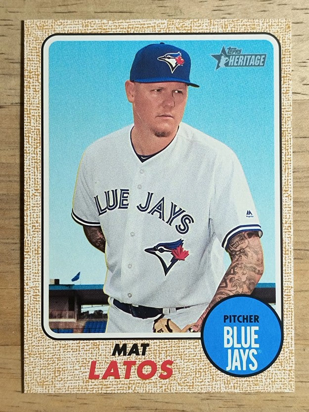 2017 Topps Heritage #527 Mat Latos