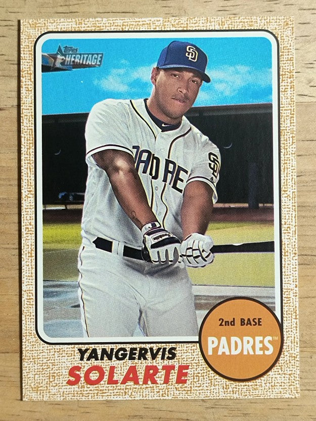 2017 Topps Heritage #541A Yangervis Solarte