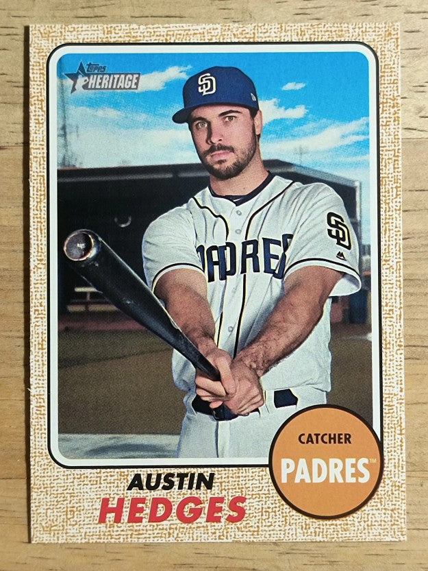 2017 Topps Heritage #543 Austin Hedges