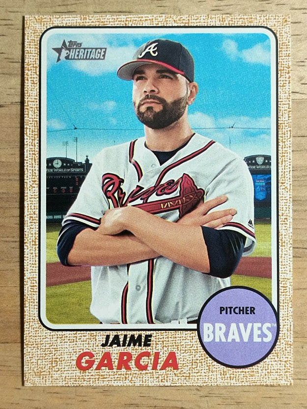2017 Topps Heritage #544 Jaime Garcia