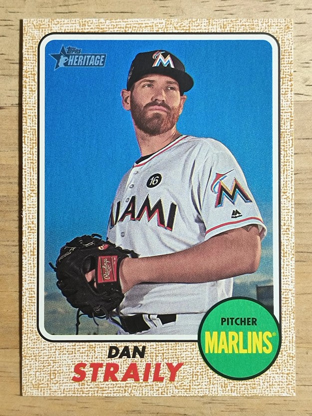 2017 Topps Heritage #547A Dan Straily