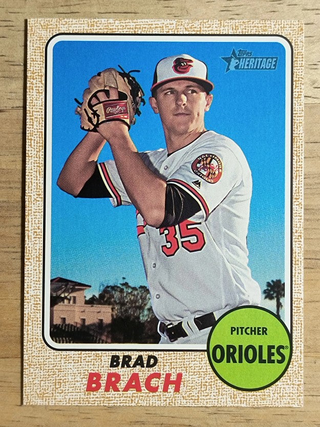 2017 Topps Heritage #549 Brad Brach