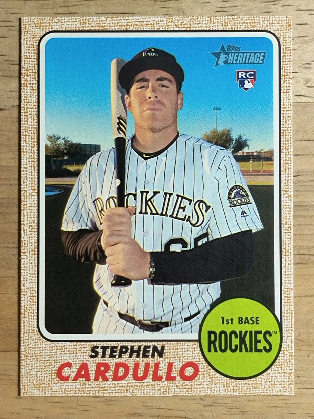 2017 Topps Heritage #560 Stephen Cardullo RC