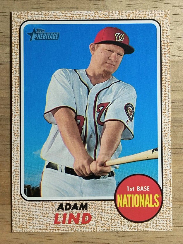 2017 Topps Heritage #579 Adam Lind