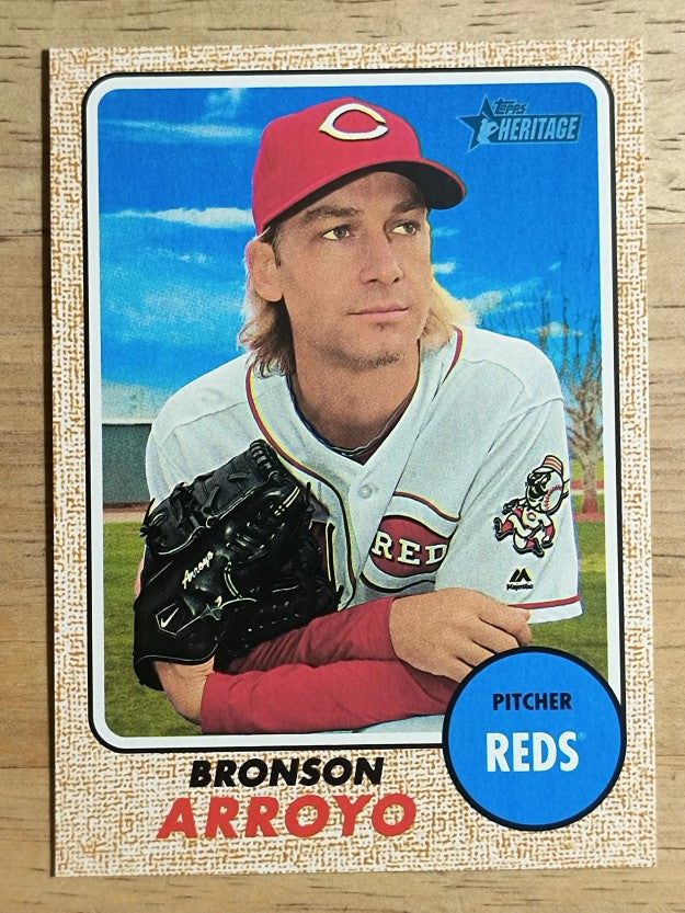 2017 Topps Heritage #598 Bronson Arroyo