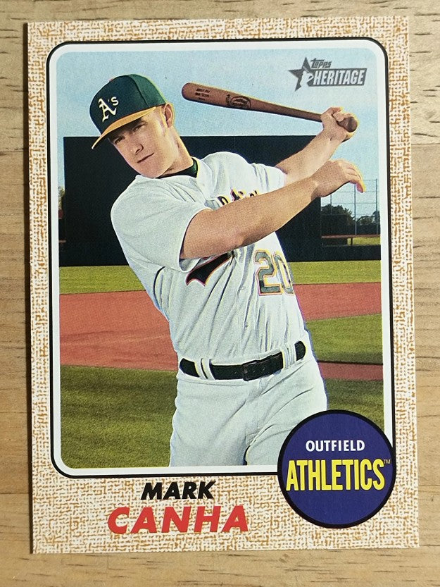 2017 Topps Heritage #607 Mark Canha